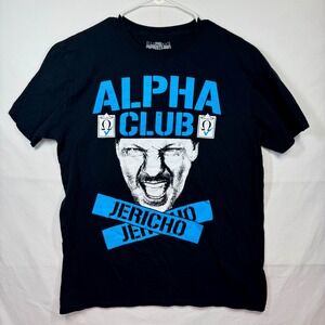 Pro Wrestling Tees Chris Jericho Alpha Club Graphic T-Shirt‎ Men's Sz L